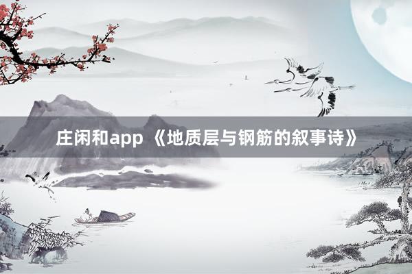 庄闲和app 《地质层与钢筋的叙事诗》